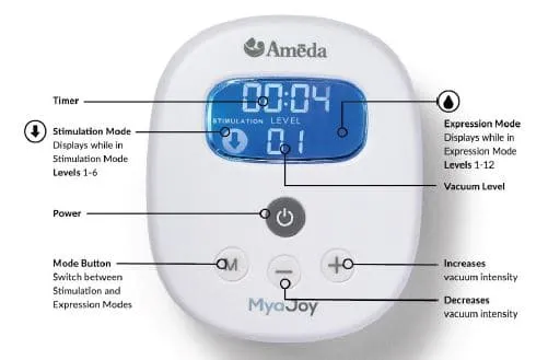 Ameda Mya Joy Single Electric Breast Pump