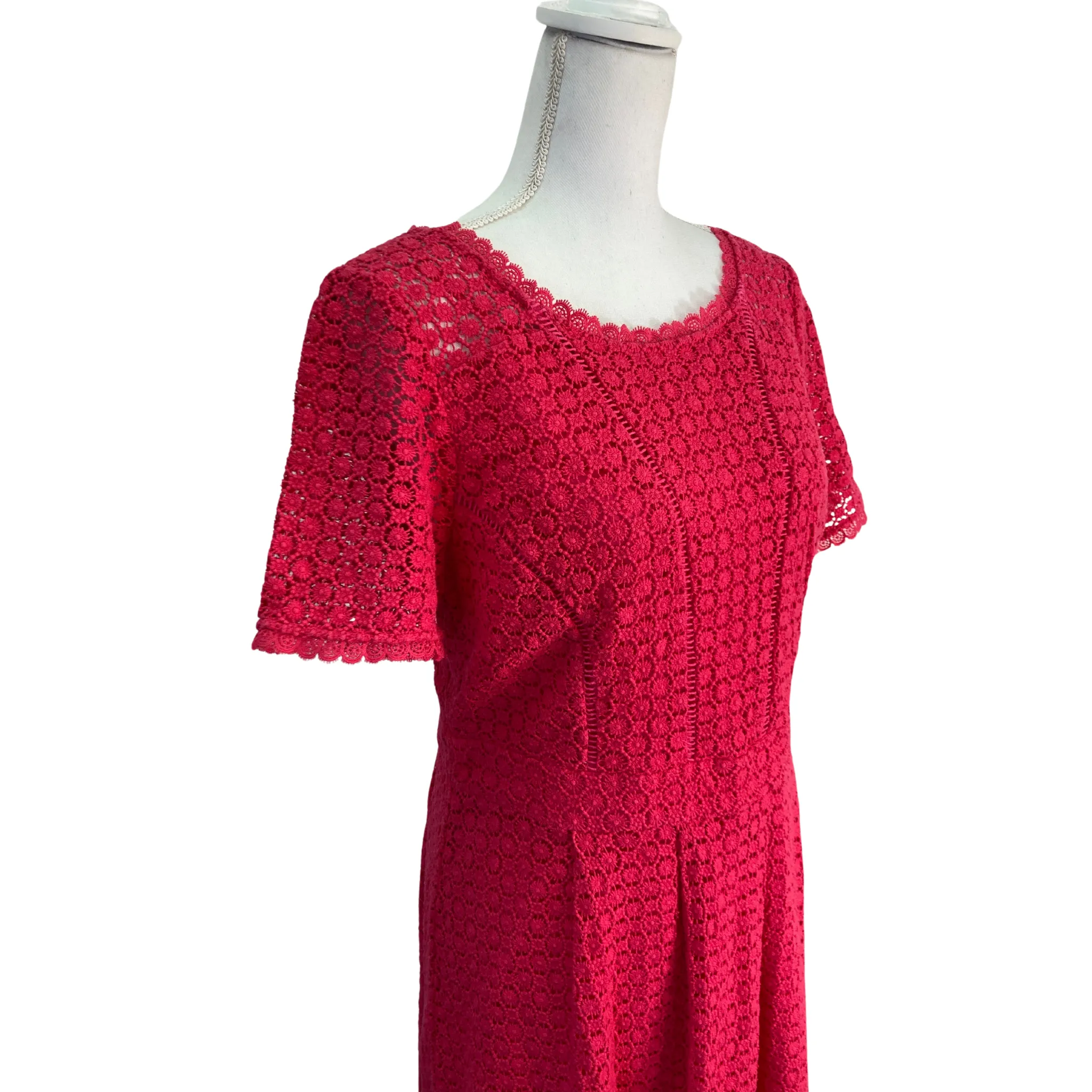 Boden Pink Lace Dress