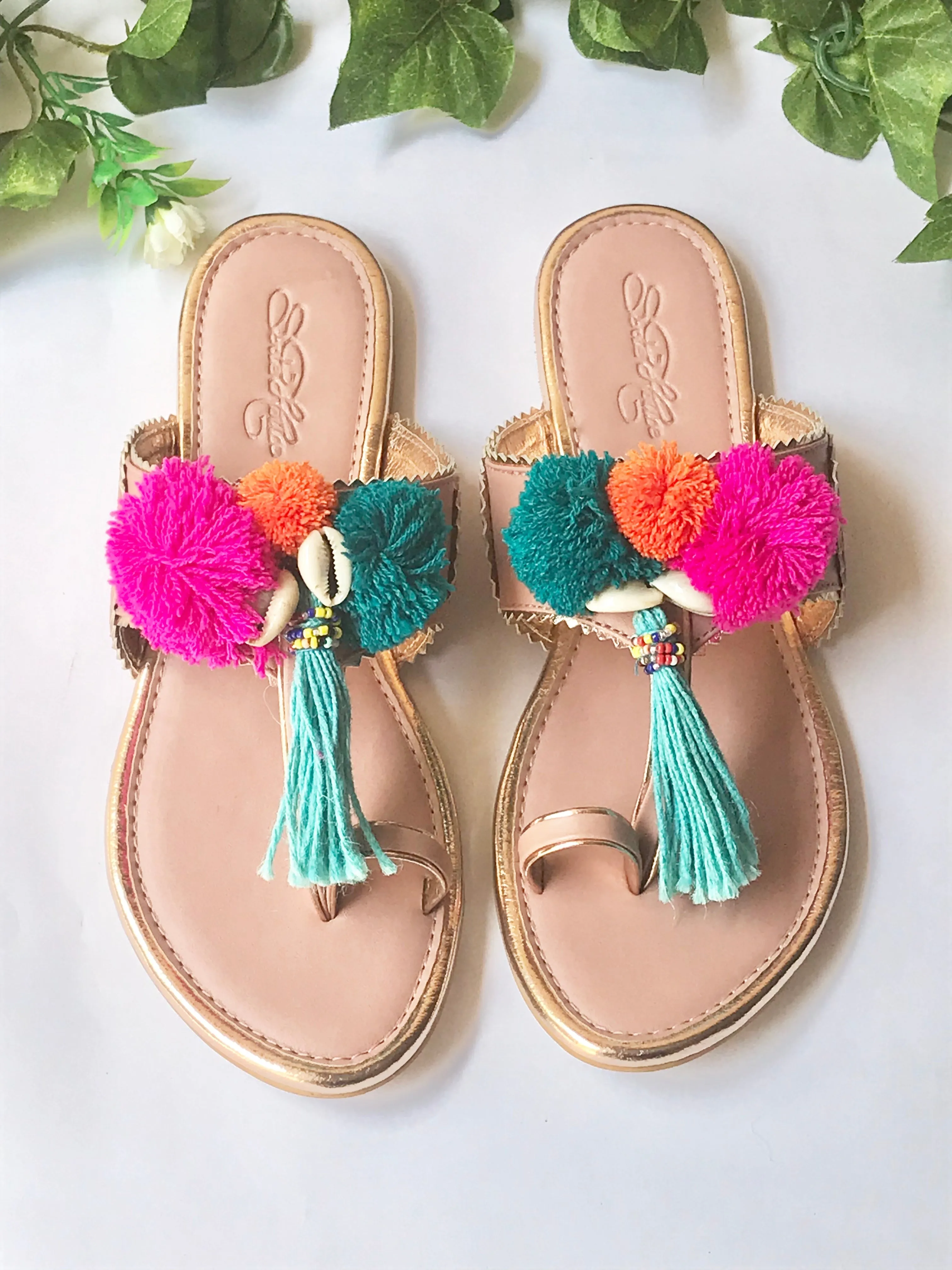 Boho Pink Kolapuri