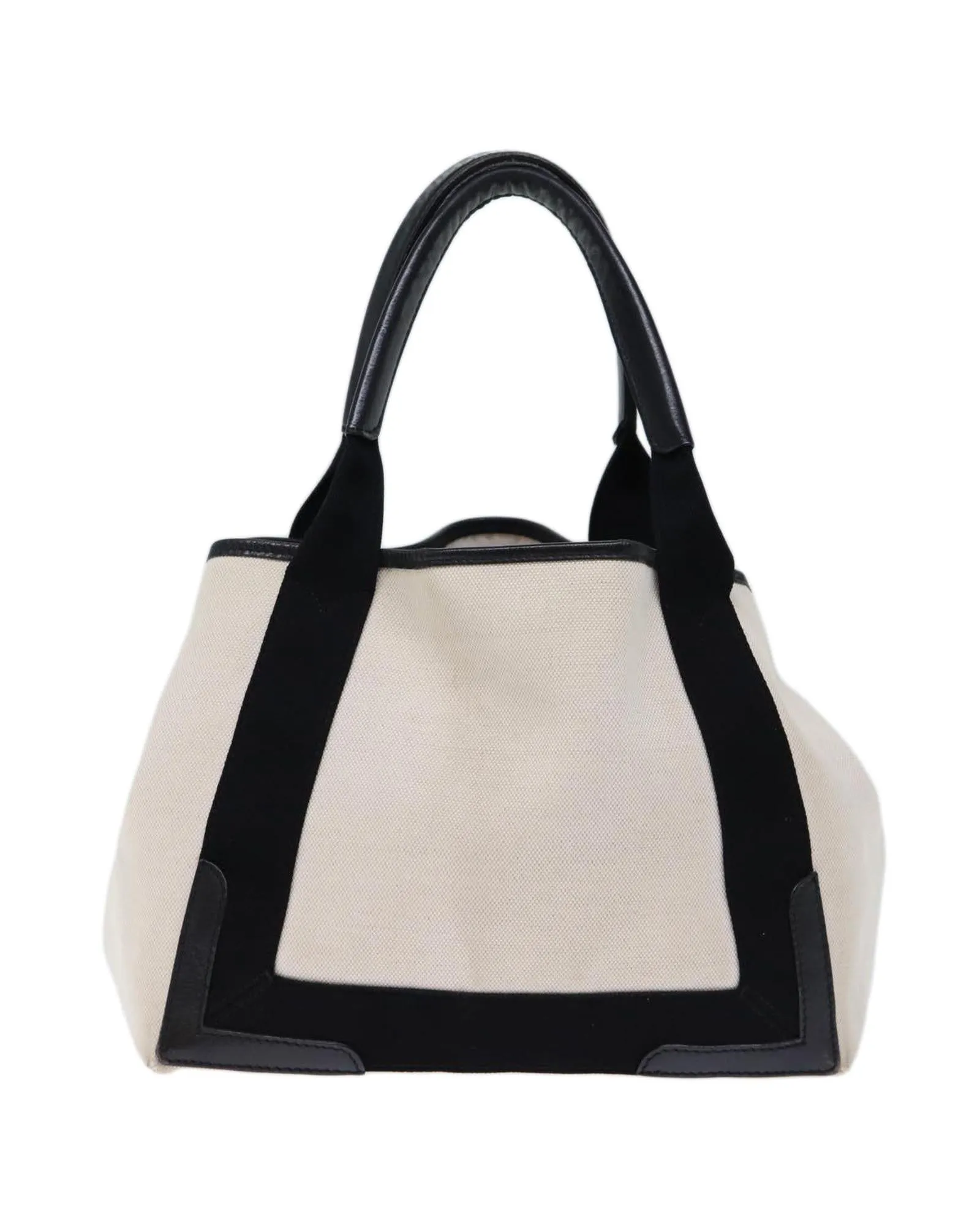 Canvas White Black Hand Bag by Balenciaga - Authenticated (383079)