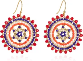 Elegance 11 Designs Beaded Earrings For Women Seed Bead Summer Beach Boho Statement Dangle Handmade Earrings Jewelry
