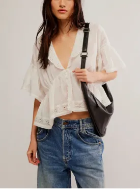Elle Cutwork Top