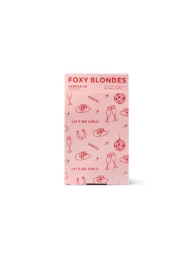 Foxy Blondes Saddle Up Flats Foil