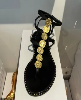 GLADIATOR SANDALS BLACK