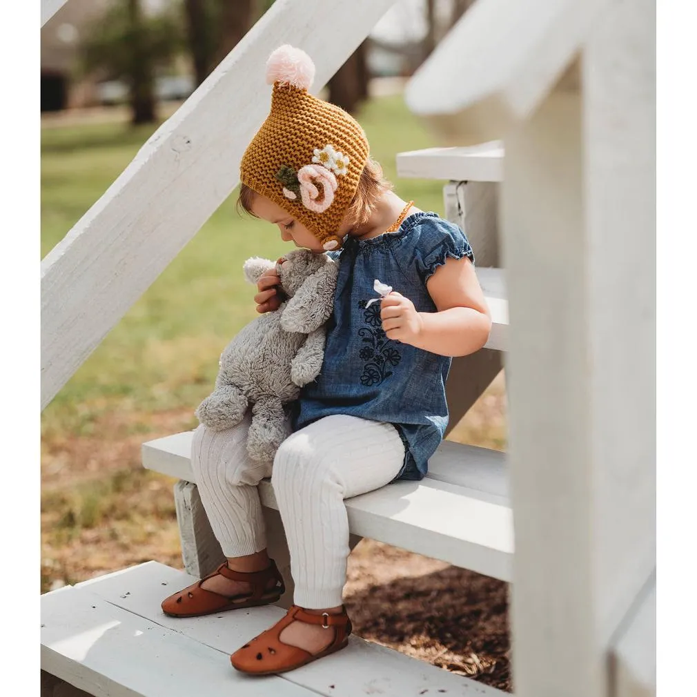 Gold Poppy Bonnet for Babies, Toddlers & Kids