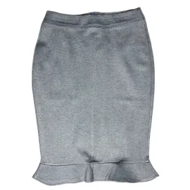 Gray Dahlia Ruffle Skirt