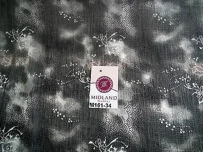 Grey's two tonal printed chiffon fabric 44" wide M161-34 Mtex