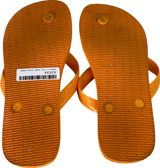 Havaianas Orange Pop Yellow Flip Flop UK 4 EU 37 👠