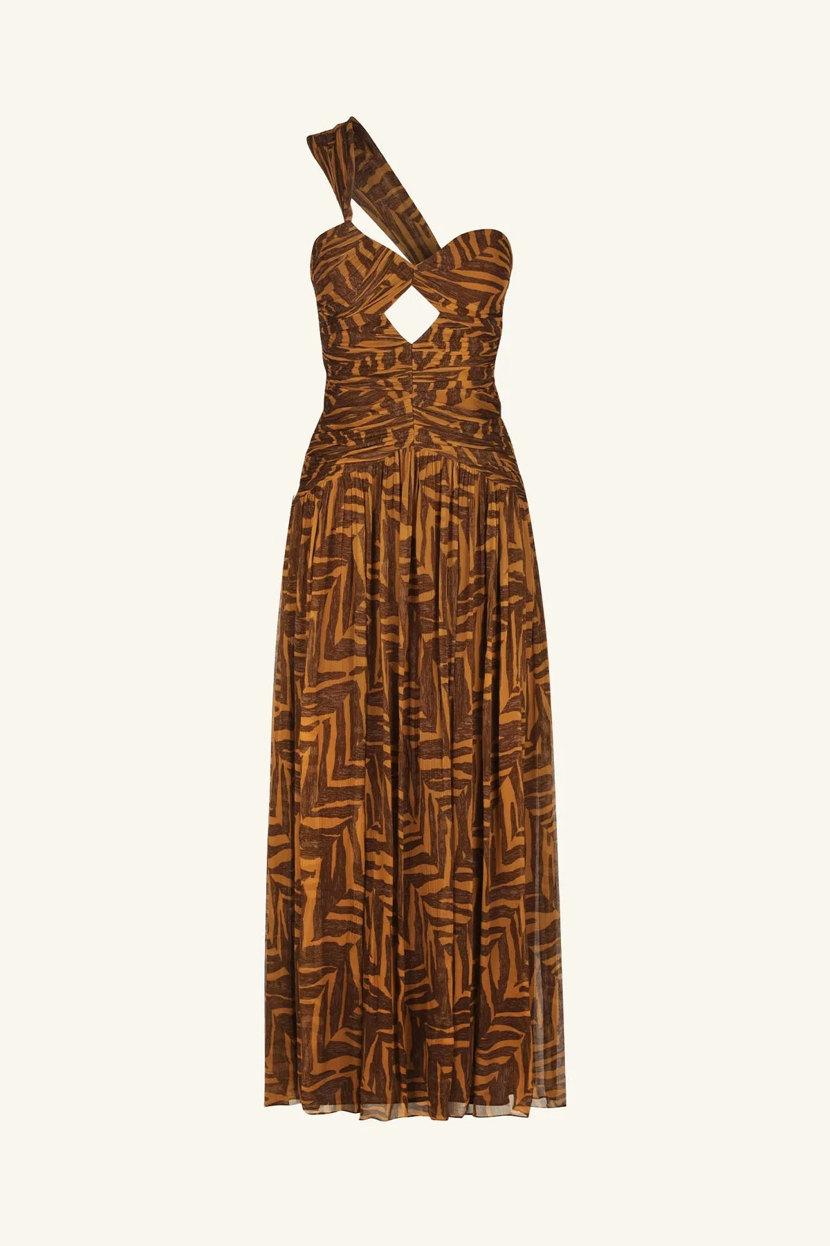 IMPALA ONE SHOULDER MIDI DRESS