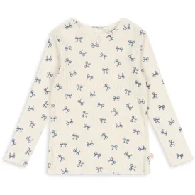 Konges Sløjd Bow Bleu Minnie Blouse Gots
