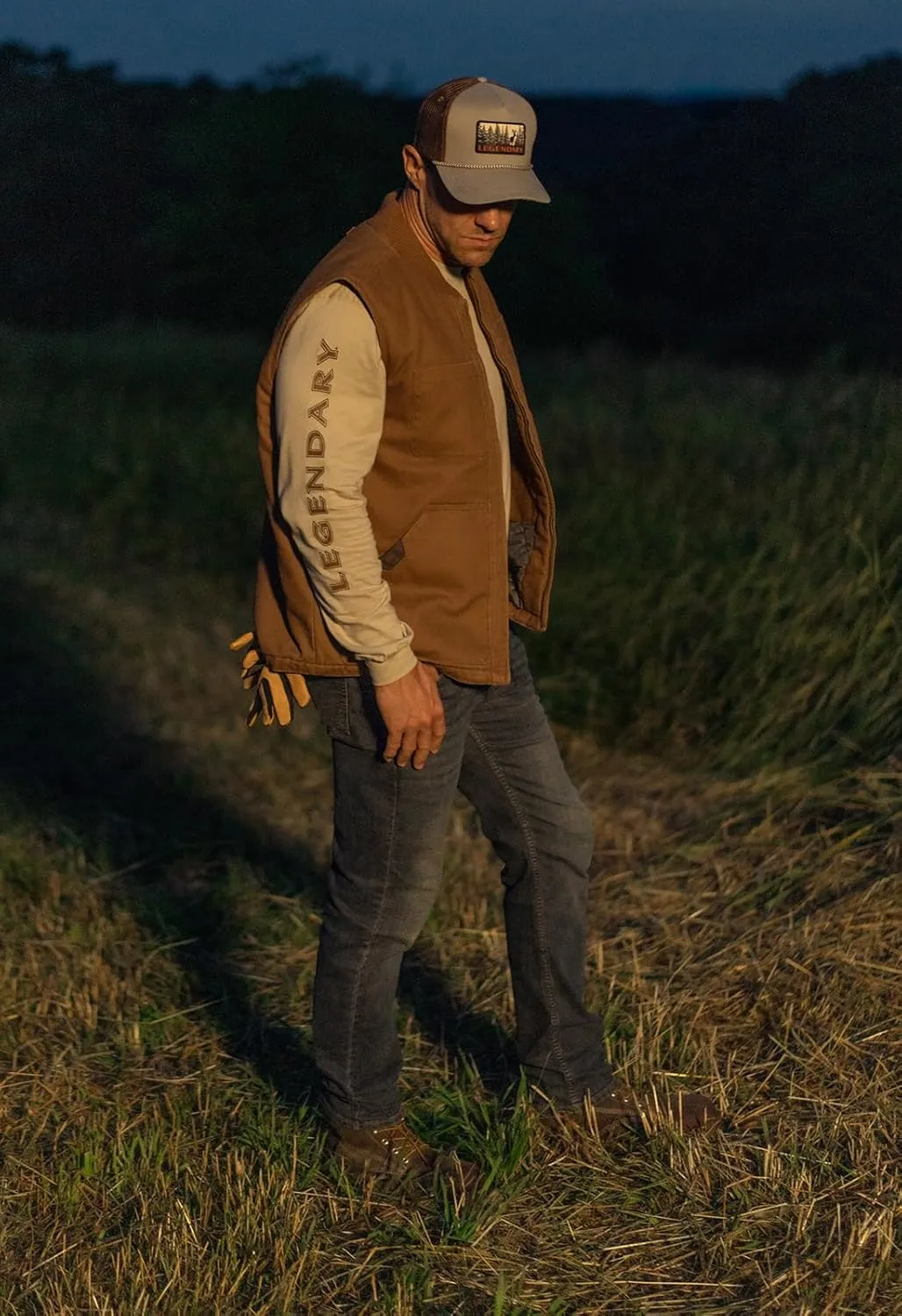 Legendary Whitetails Men's Canvas Cross Trail Vest