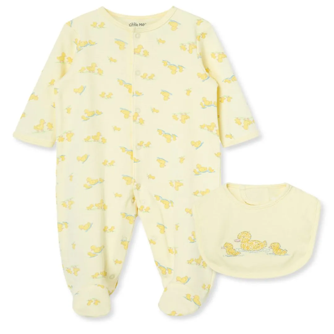 Little Ducks Footie and Bib Set