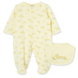 Little Ducks Footie and Bib Set