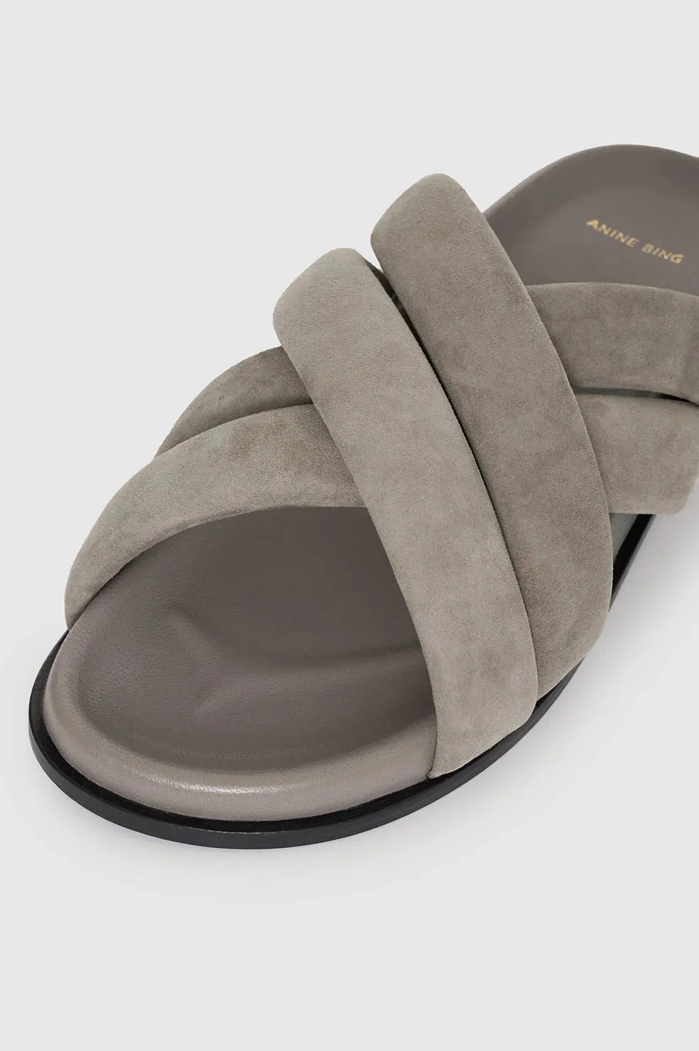 Lizzie Slides - Taupe