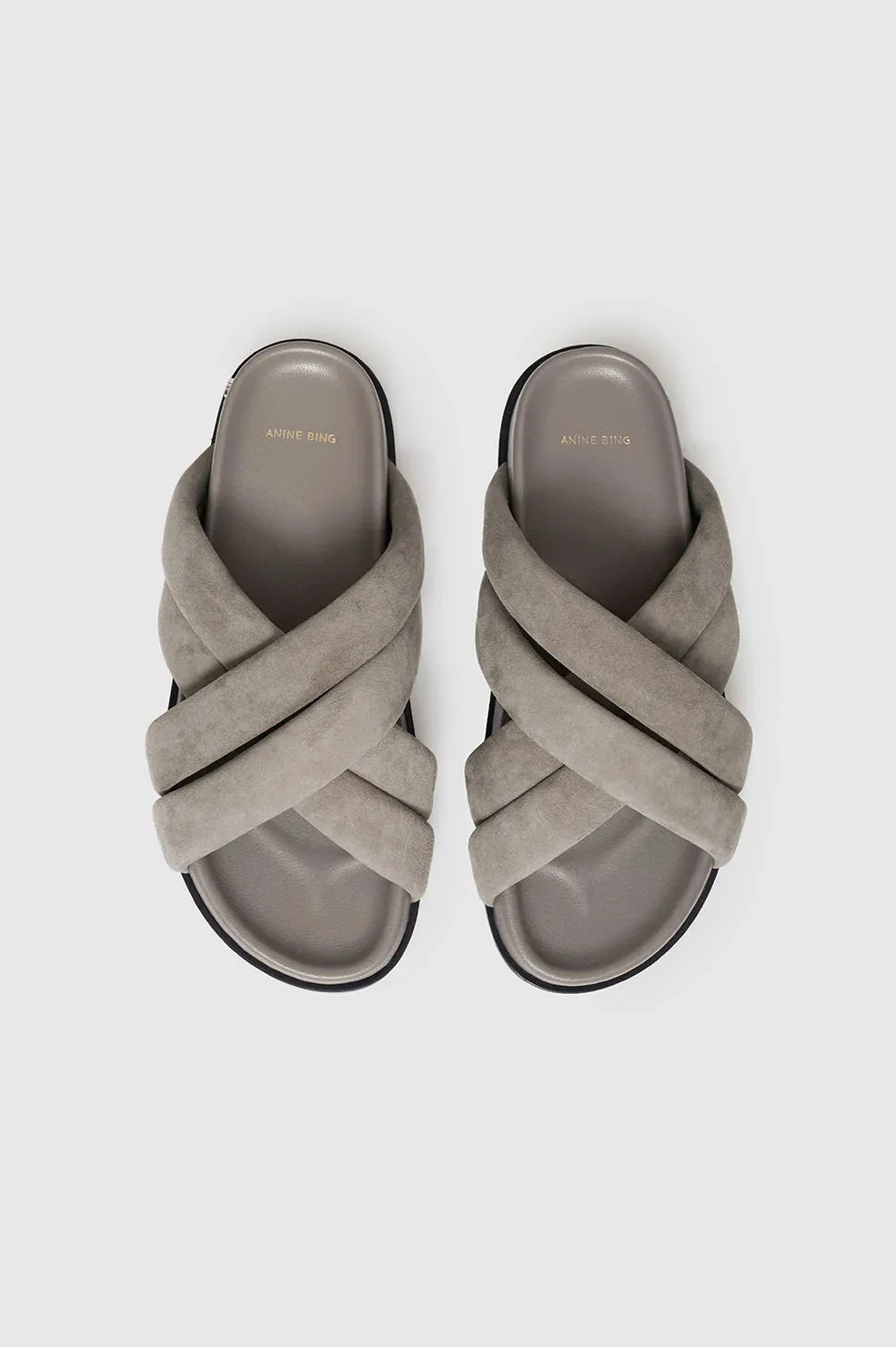 Lizzie Slides - Taupe