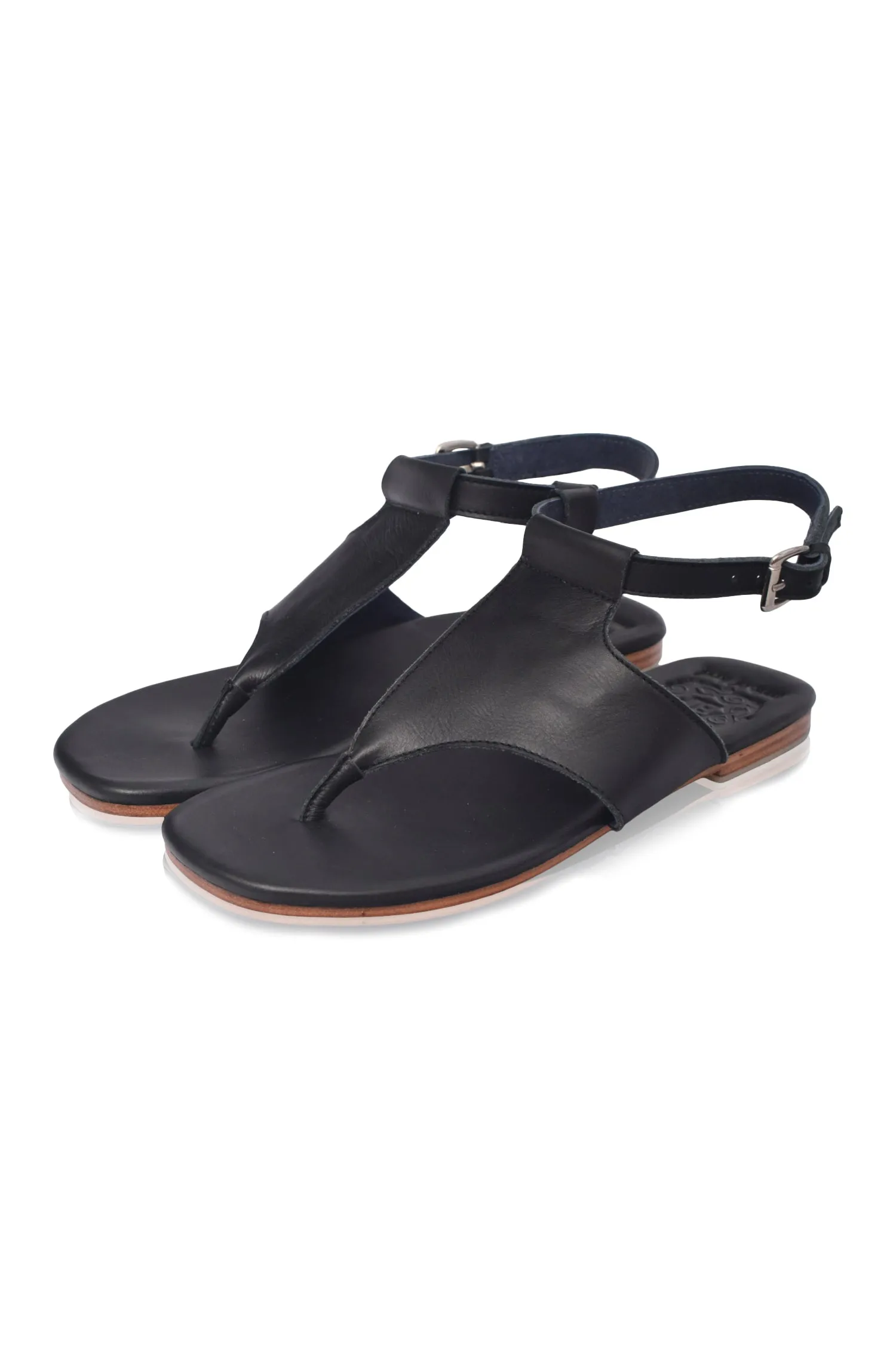Lost in Jungle Leather Sandals (Sz. 6)