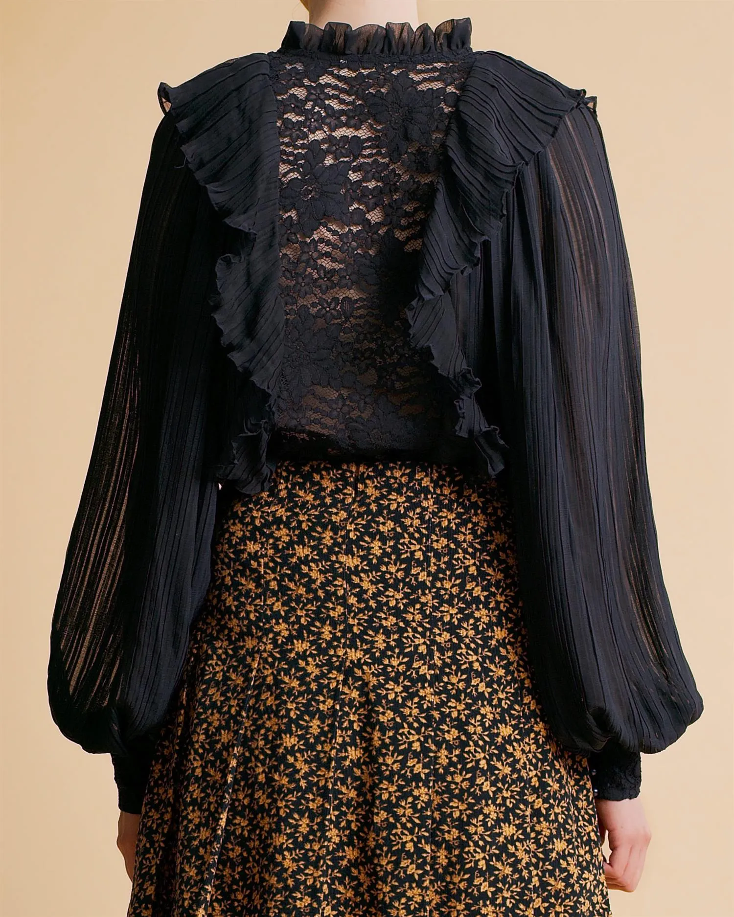 PLISSE BLOUSE
