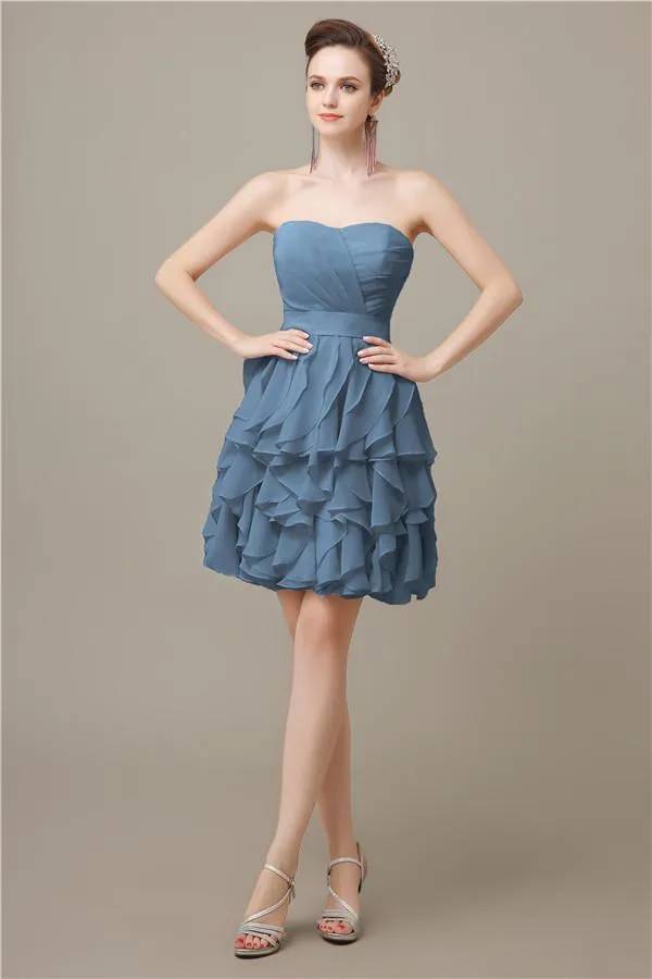 Polpular Sweetheart  A-line Knee-Length Bridesmaid Dresses