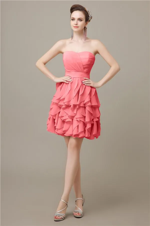 Polpular Sweetheart  A-line Knee-Length Bridesmaid Dresses