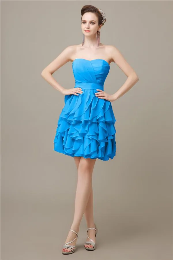 Polpular Sweetheart  A-line Knee-Length Bridesmaid Dresses