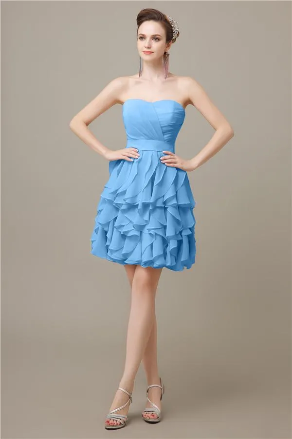 Polpular Sweetheart  A-line Knee-Length Bridesmaid Dresses