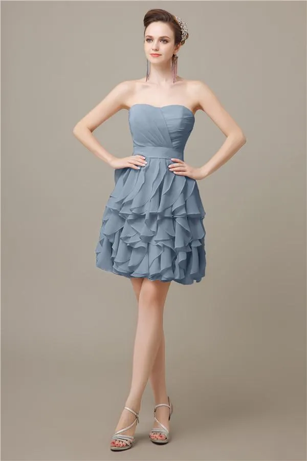 Polpular Sweetheart  A-line Knee-Length Bridesmaid Dresses