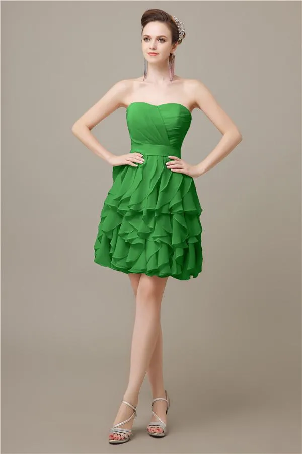 Polpular Sweetheart  A-line Knee-Length Bridesmaid Dresses