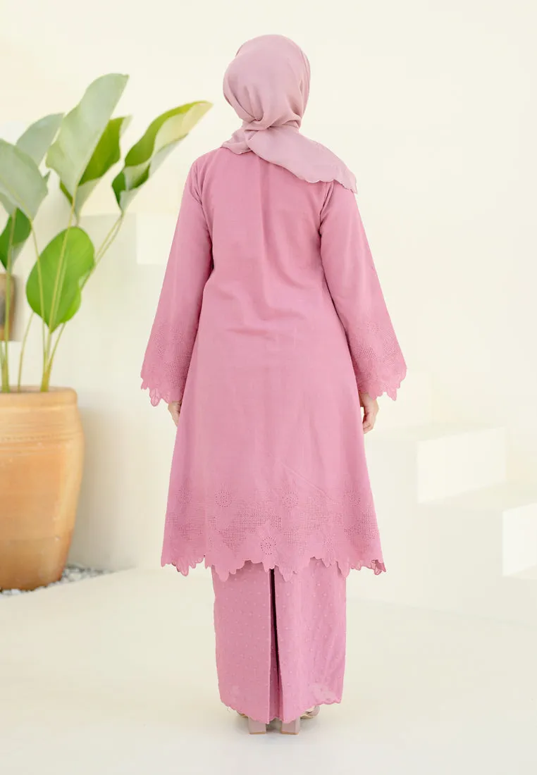 Seiring Kurung (Dusty Pink)