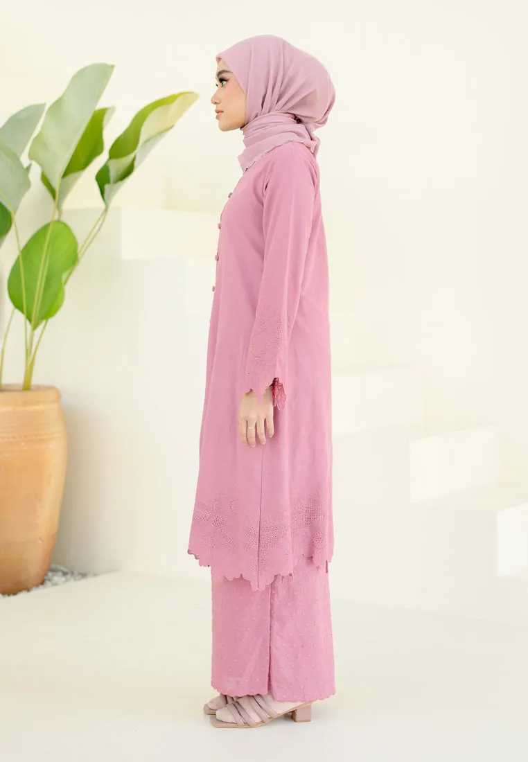 Seiring Kurung (Dusty Pink)