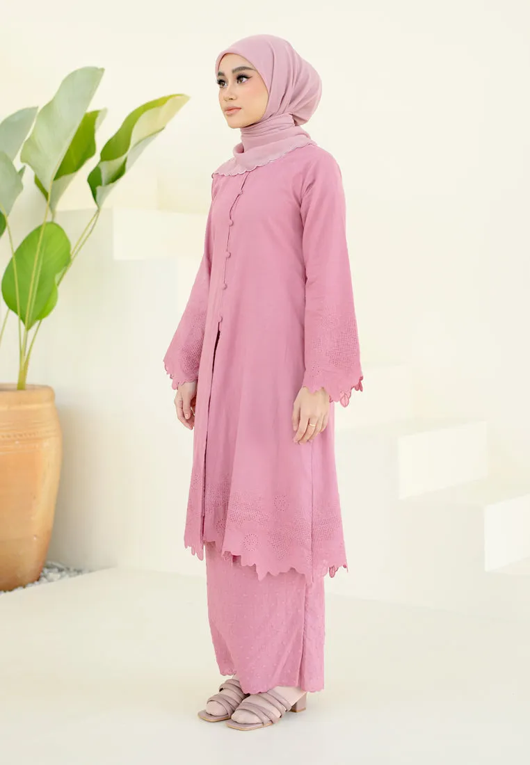 Seiring Kurung (Dusty Pink)
