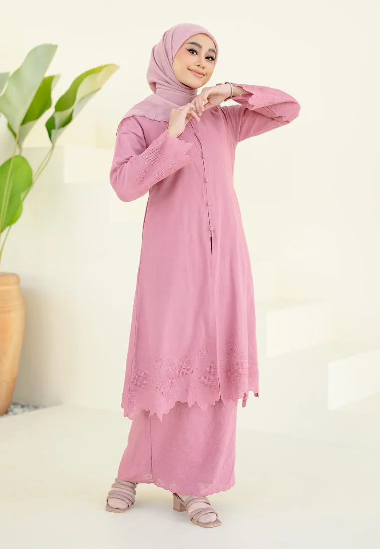 Seiring Kurung (Dusty Pink)