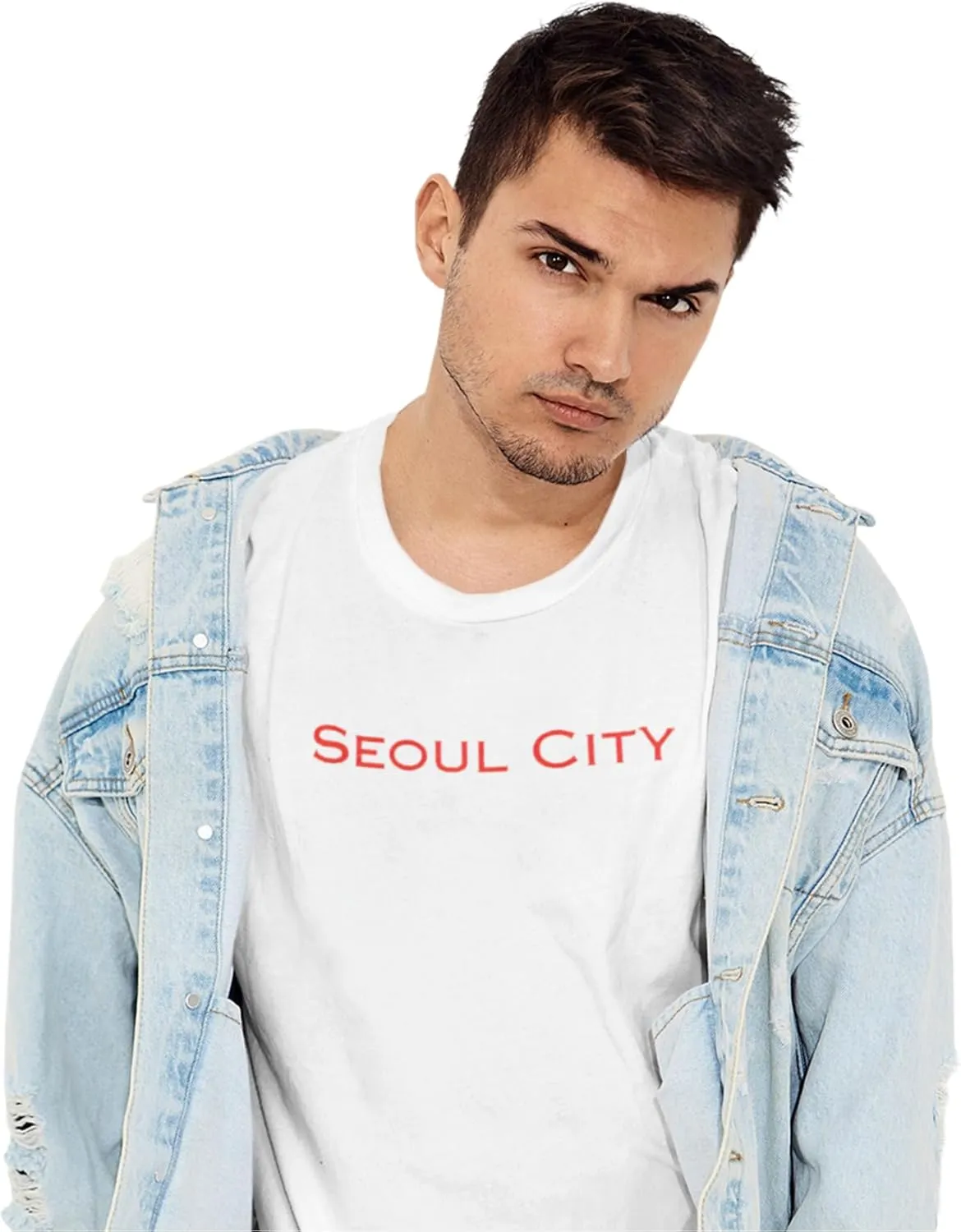 Seoul City T-Shirt Vintage Korean Streetwear Tee Aesthetic South Korea Shirt K-Pop Fashion