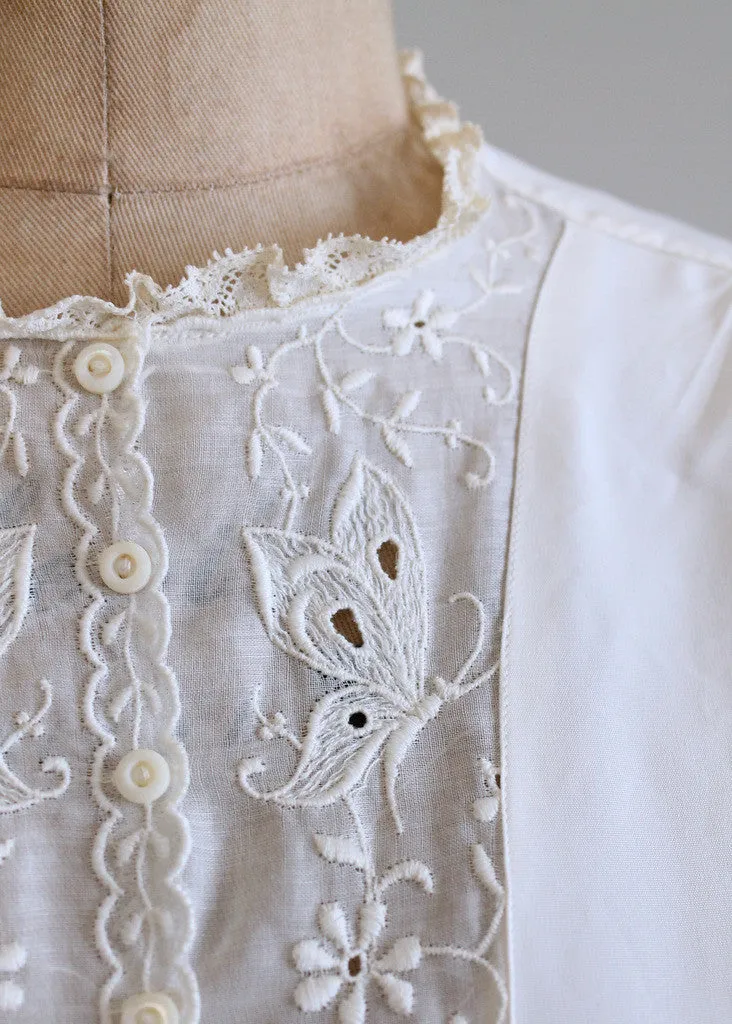Vintage 1940s Judy Bond Rayon Blouse