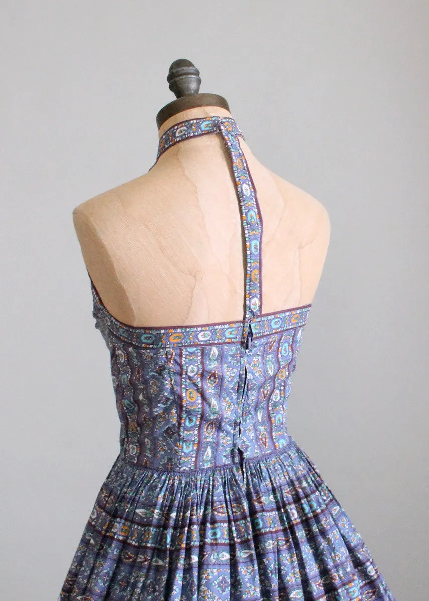 Vintage 1950s Mr. Mort Halter Sundress