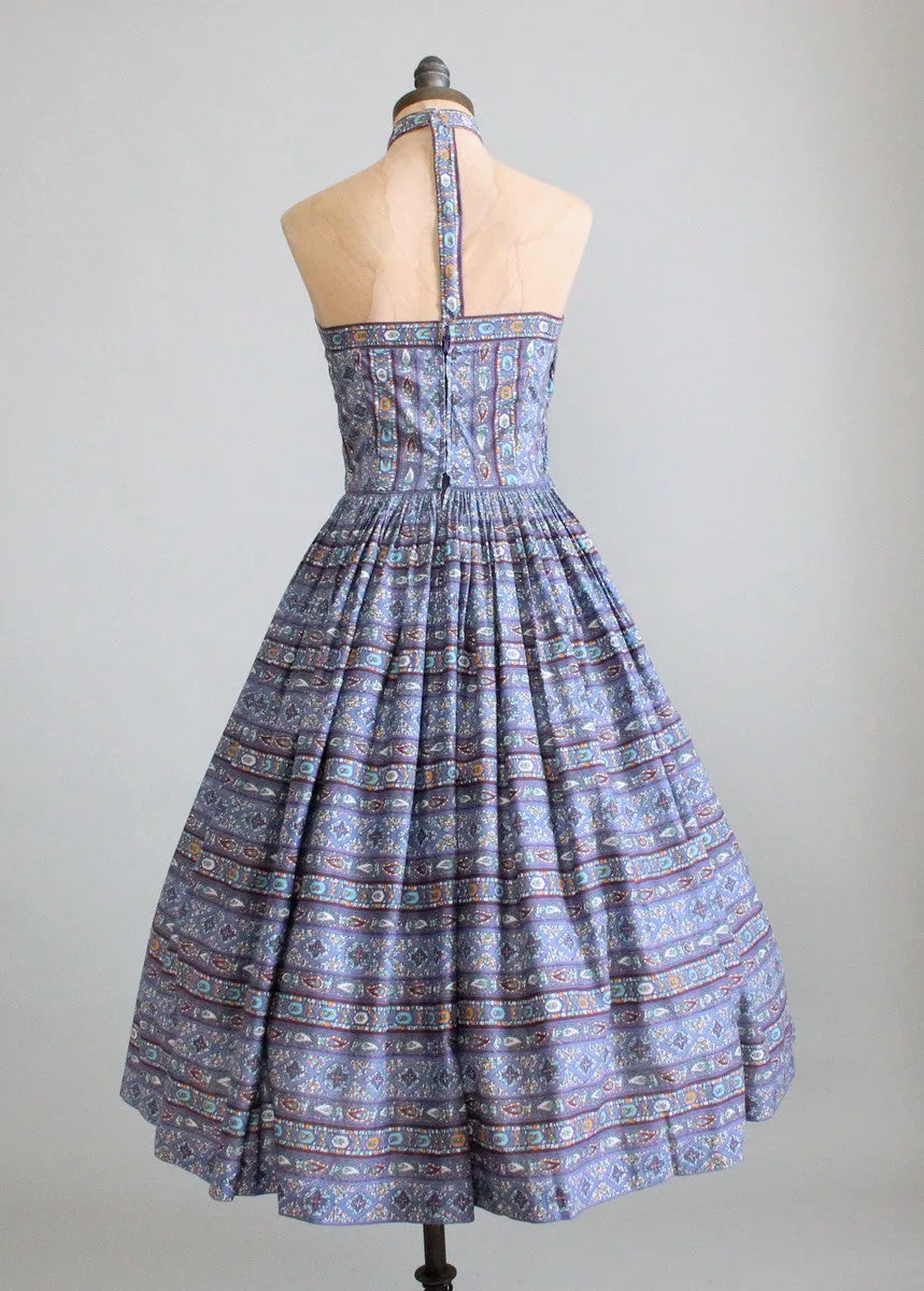 Vintage 1950s Mr. Mort Halter Sundress
